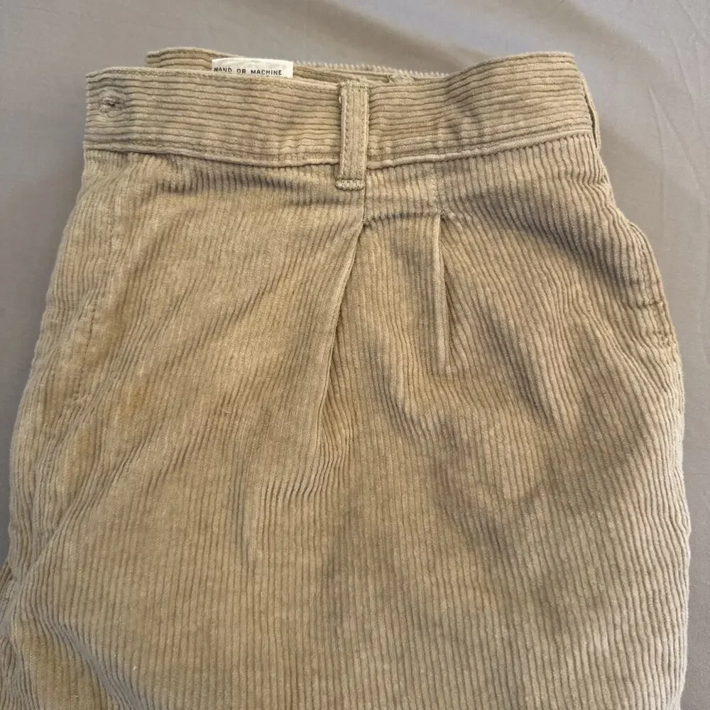 Woolrich Pants Mens 38x32 Brown 1076 Color Corduroy Straight Legs Retro
